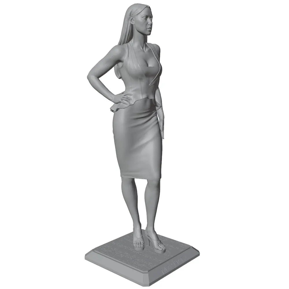1/24 Elegant Female Character, Resin Model Figure Kit, Fantasy Theme, Unassembled and Unpainted