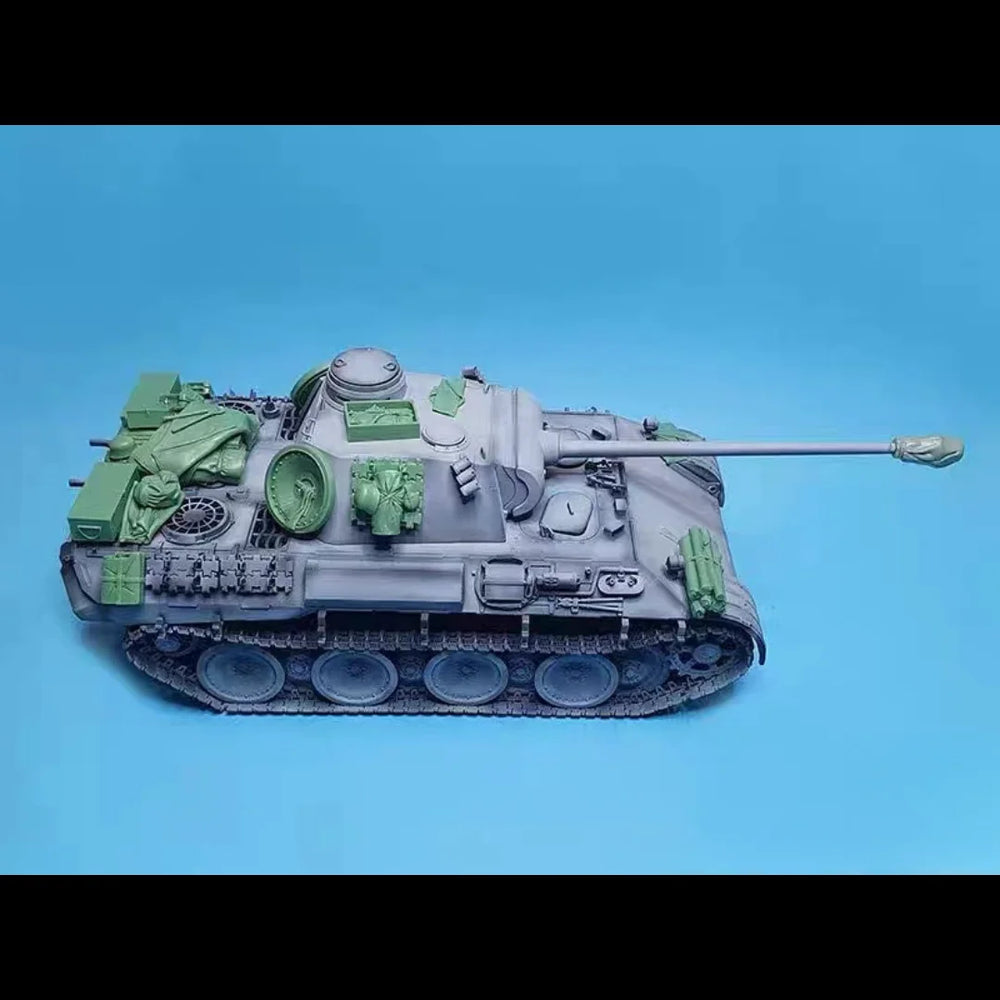 1/35 WWII German Panzer IV Medium Tank, Resin Model Vehicle Kit, Unassembled and Unpainted