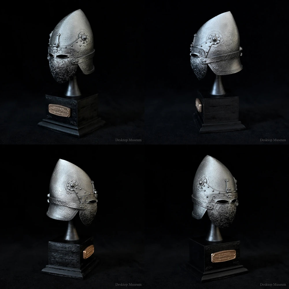 135mm Medieval European Knight Helmets, 5 Figures, Resin Model Bust Kit, Unassembled and Unpainted