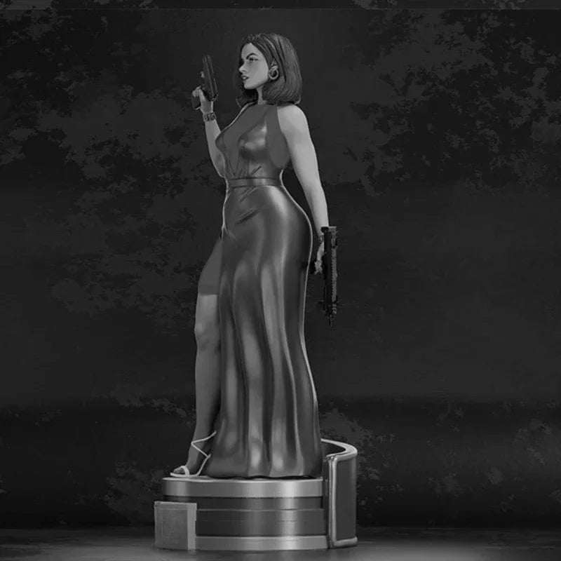1/24 Agent 007 Bond Girl, Resin Model Figure Kit, Unassembled and Unpainted