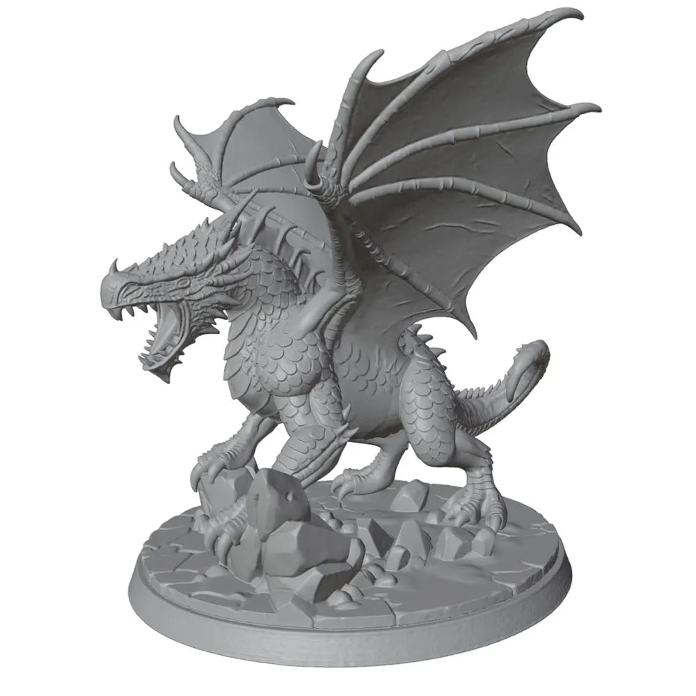 50mm Giant Dragon, Resin Model Figure Kit, Fantasy Theme, Unassembled and Unpainted
