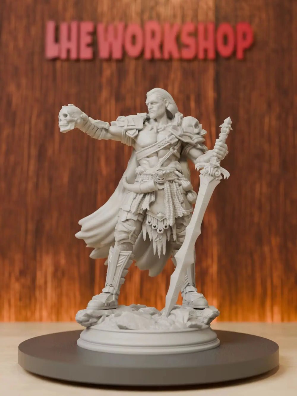 75mm Death Swordsman, Resin Model Figure Kit, Fantasy Theme, Unassembled and Unpainted