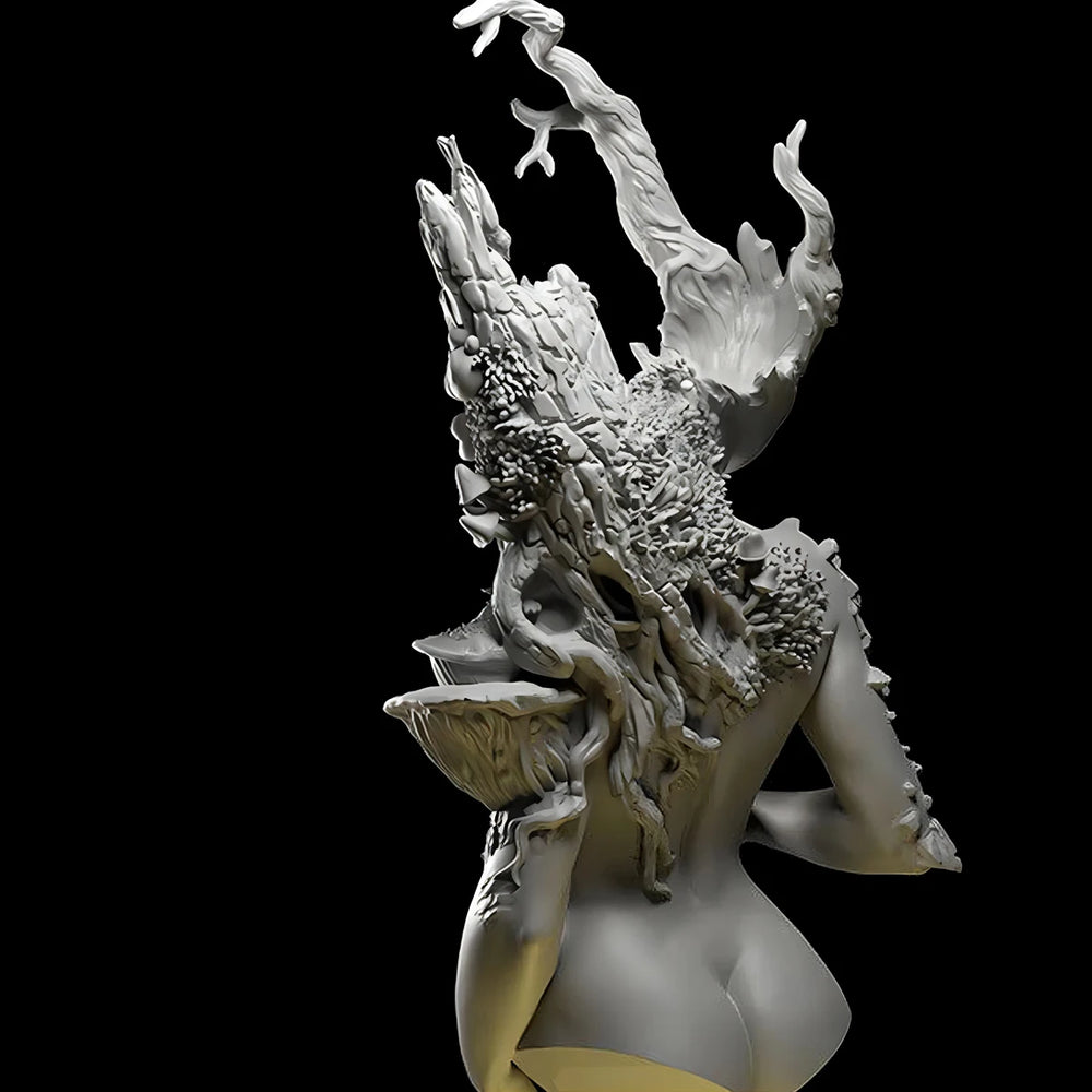 1/10 Demon-Winged Female, Resin Model Figure Kit, Fantasy Theme, Unassembled and Unpainted
