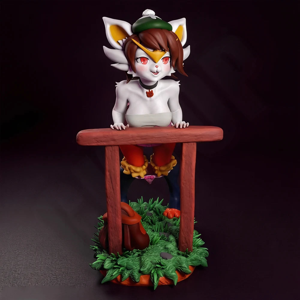 1/24 Beast Ear Fantasy Female, Resin Model Figure Kit, Fantasy Theme, Unassembled and Unpainted