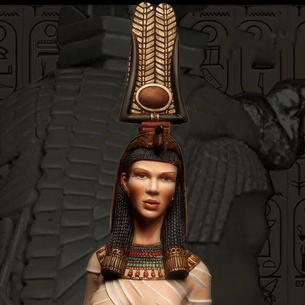 1/10 Ancient Nefertiti, Resin Model Bust Kit, Unassembled and Unpainted