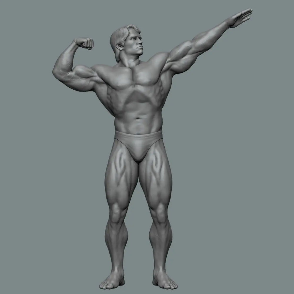 180mm Modern Bodybuilder Reference, Resin Model Figure Kit, Historical Theme, Unassembled and Unpainted