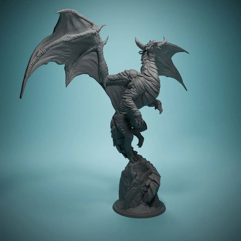 100mm Cloud Dragon, Resin Model Figure Kit, Fantasy Theme, Unassembled and Unpainted
