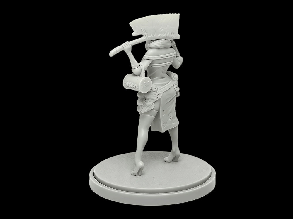 40mm Crow Warrior, Resin Model Figure Kit, Fantasy Theme, Unassembled and Unpainted