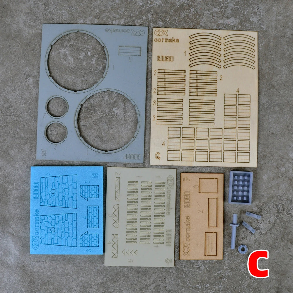 1/35 European Rural Watermill Vernacular, Resin Model Diorama Kit, Historical Theme, Unassembled and Unpainted