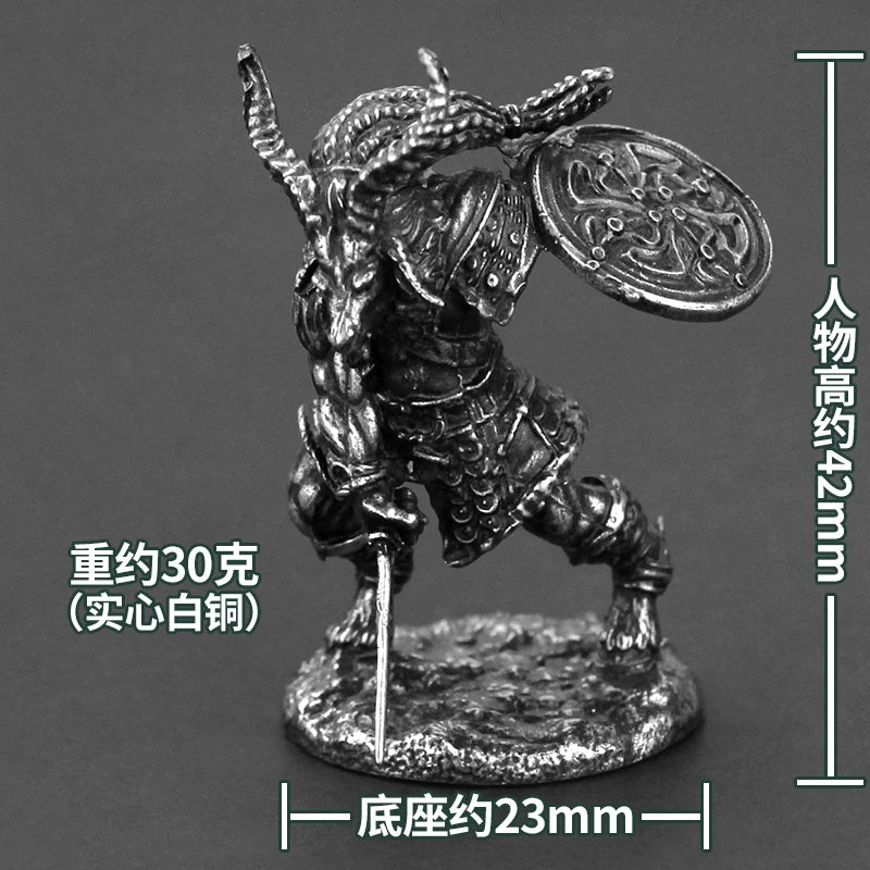 32mm Sheephead Demon Warriors, 6 Figures, Resin Model Figure Kit, Fantasy Theme, Unassembled and Unpainted
