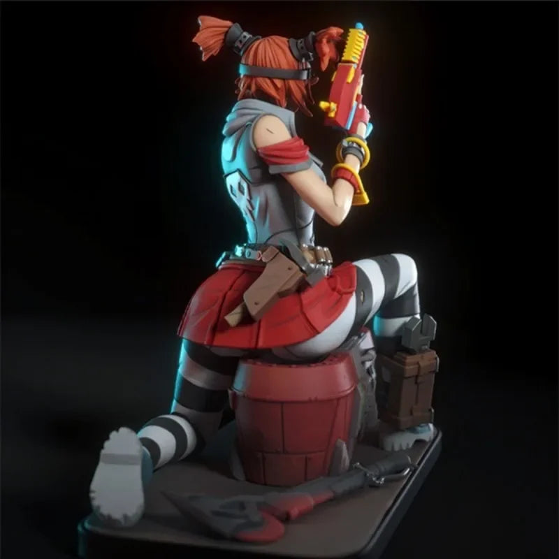 1/24 Sci-Fi Character with Tactical Gear, Resin Model Figure Kit, Anime Theme, Unassembled and Unpainted