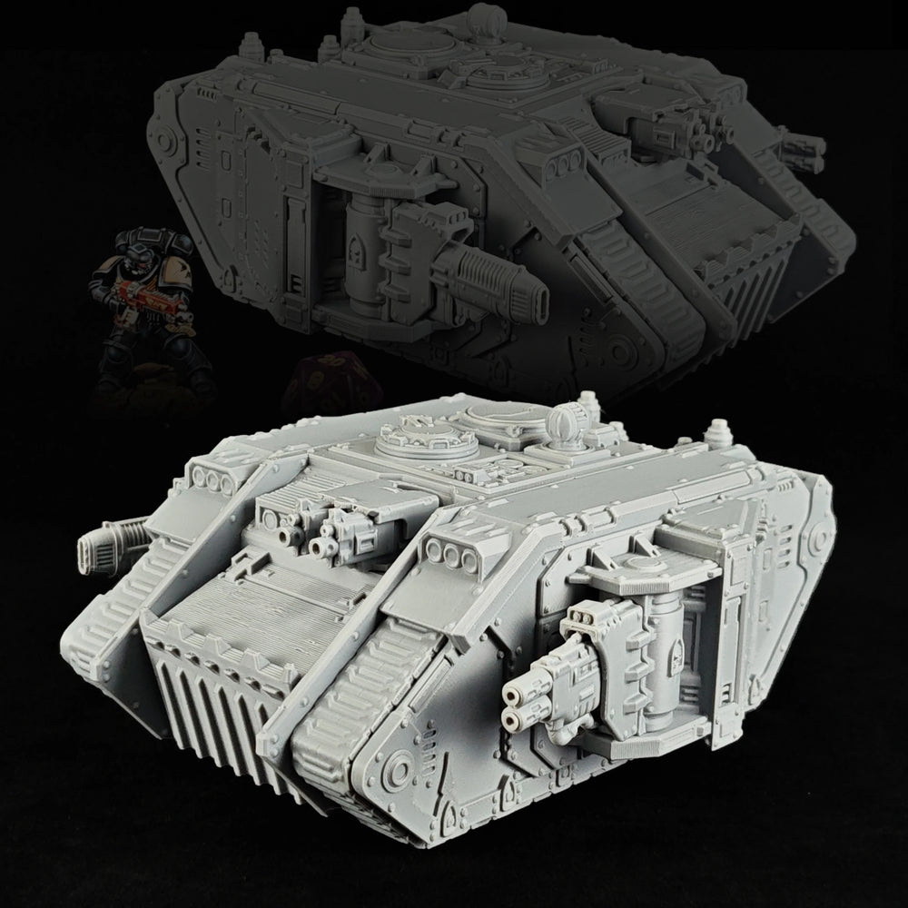 28mm Battle Tank, Resin Model Vehicle Kit, Sci-Fi Theme, Unassembled and Unpainted