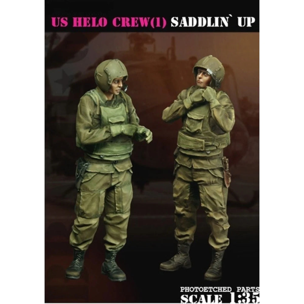 1/35 Modern US Infantry Team Communicating, 2 Figures, Resin Model Figure Kit, Unassembled and Unpainted