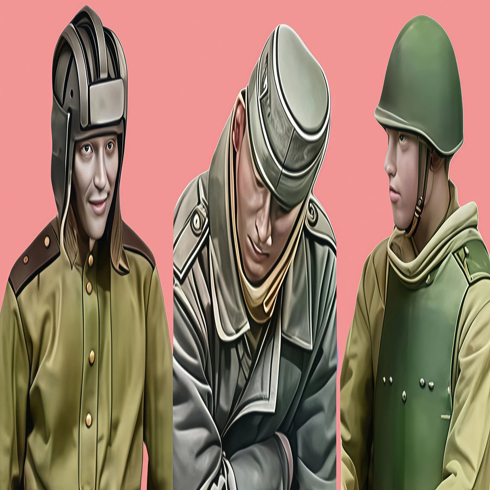 1/35 WWII Soviet Urban Combat, 4 Figures, Resin Model Diorama Kit, Unassembled and Unpainted