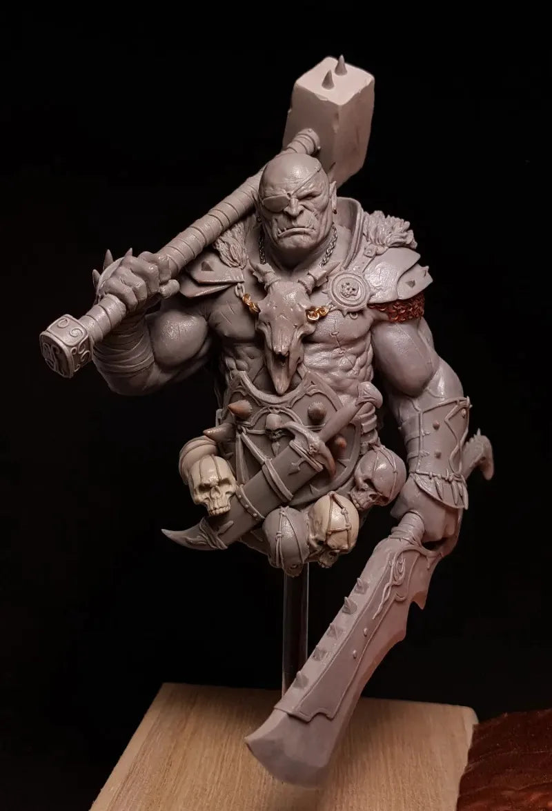 1/12 Razgor Warbringer, Resin Model Figure Kit, Fantasy Theme, Unassembled and Unpainted