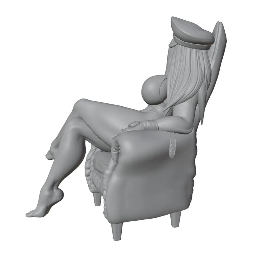 1/24 Sexy Female Lounging, Resin Model Figure Kit, Unassembled and Unpainted