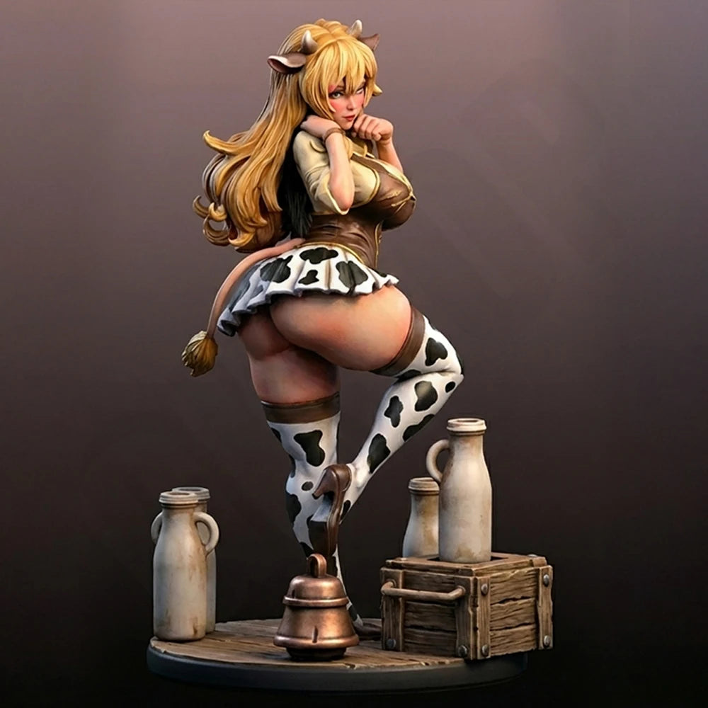 1/24 Milk Girl, Resin Model Figure Kit, Unassembled and Unpainted