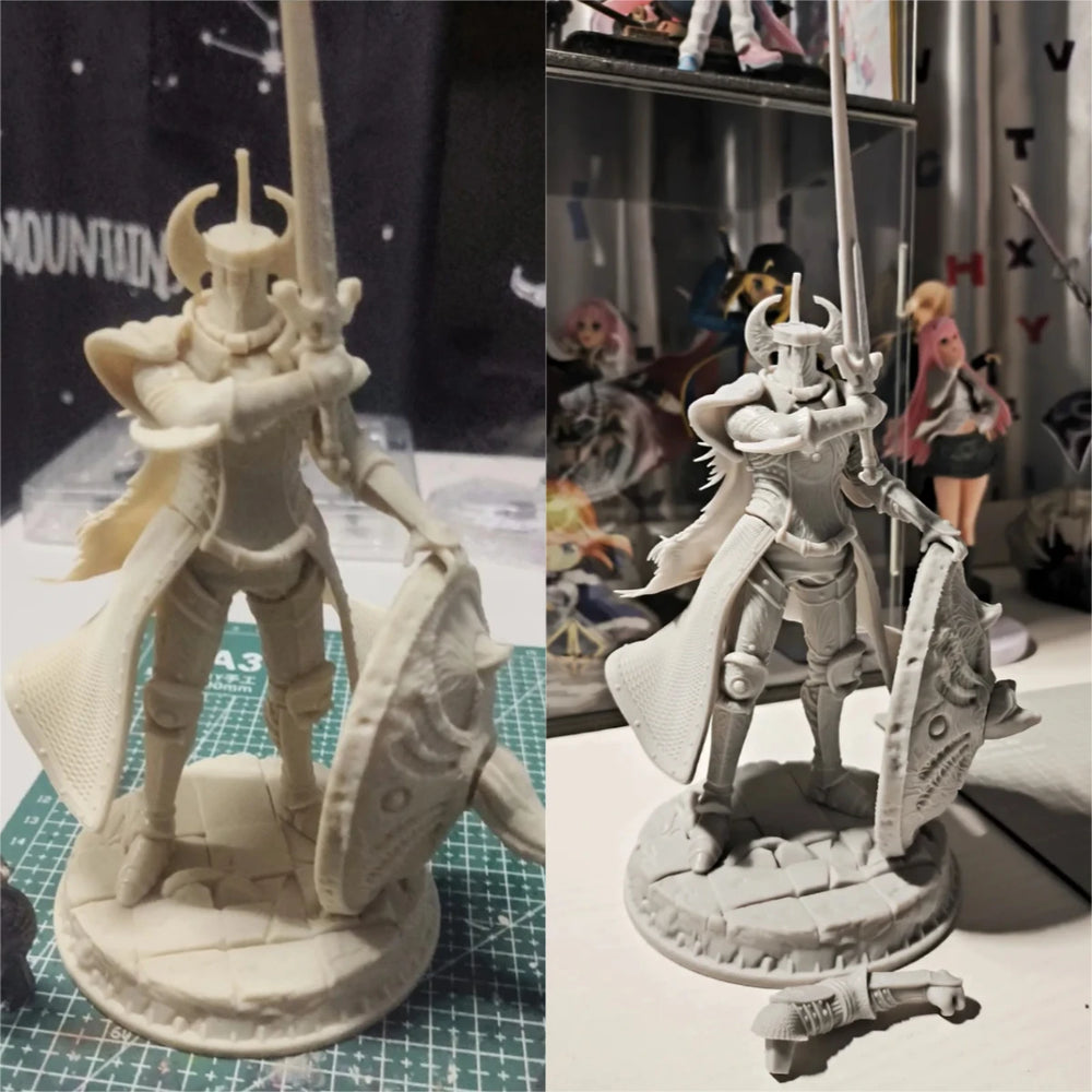 Furnace Knight, Resin Model Figure Kit, Fantasy Theme, Unassembled and Unpainted