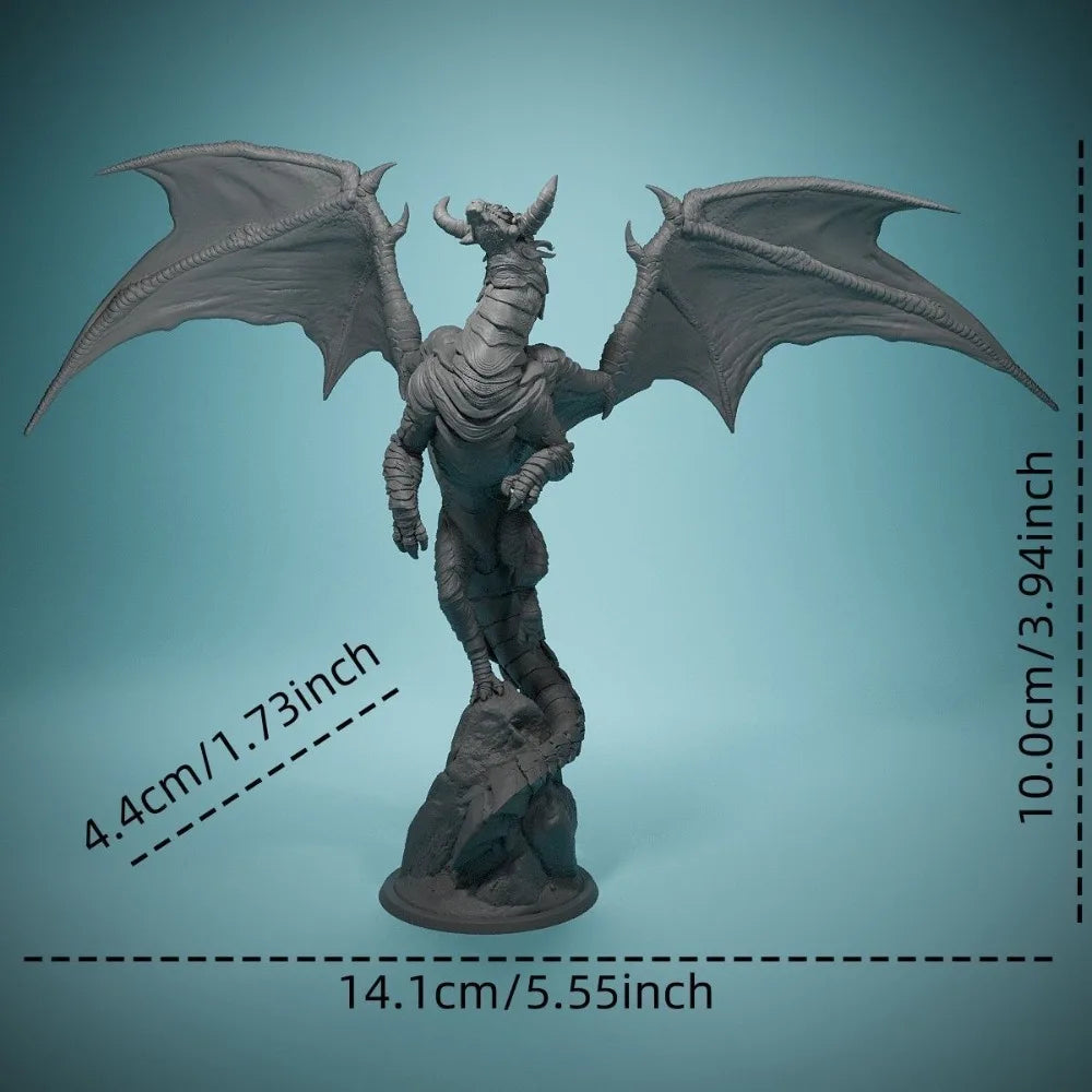 100mm Cloud Dragon, Resin Model Figure Kit, Fantasy Theme, Unassembled and Unpainted