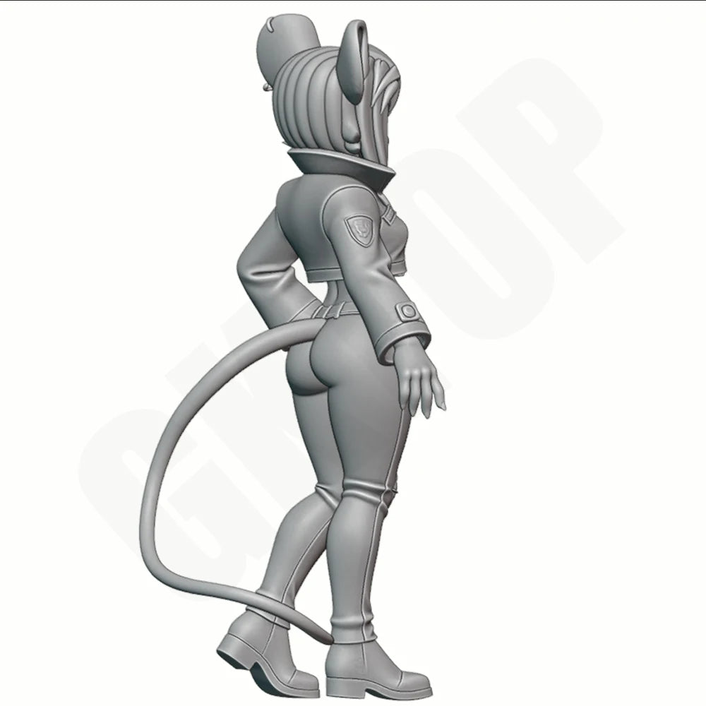 1/24 Anthropomorphic Mouse Character, Resin Model Figure Kit, Unassembled and Unpainted