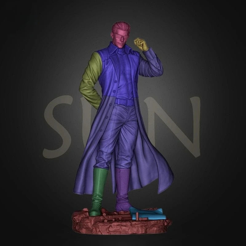230mm Whisker Captain, Resin Model Figure Kit, Anime Theme, Unassembled and Unpainted