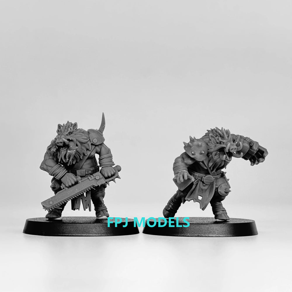 Corrupted Beasts, 10 Figures, Resin Model Figure Kit, Fantasy Theme, Unassembled and Unpainted