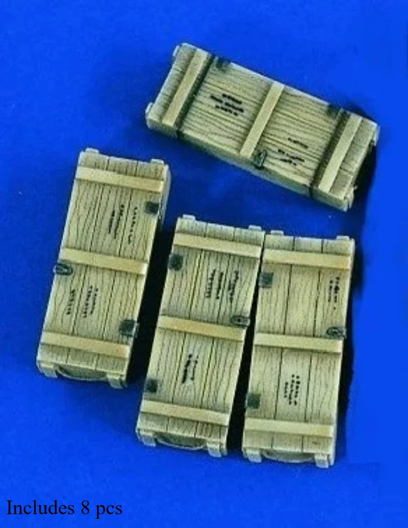 1/35 Modern Military Ammunition Boxes and Canisters, Resin Model Accessory Kit, Unpainted