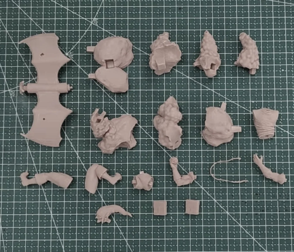 120mm Devil Demon, Resin Model Figure Kit, Fantasy Theme, Unassembled and Unpainted