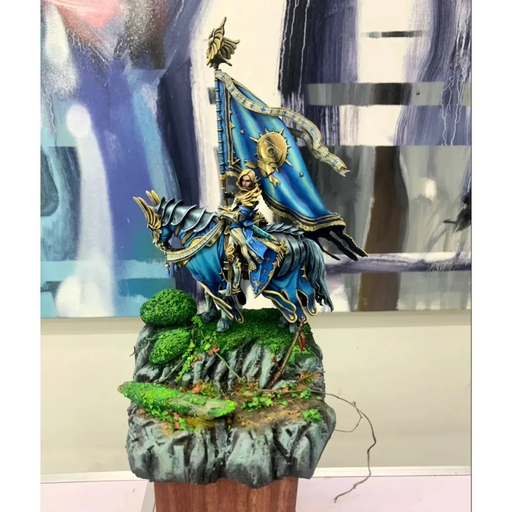38mm Medieval Knight Galahad, Resin Model Figure Kit, Unassembled and Unpainted