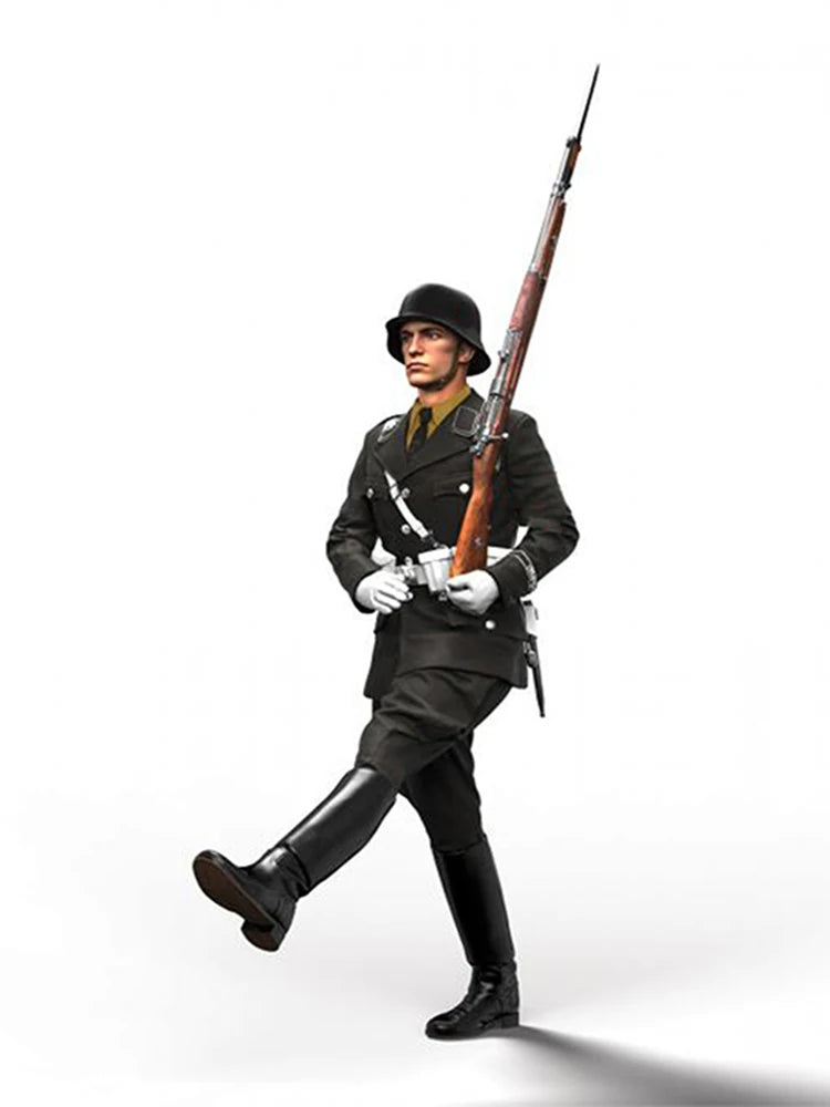 1/16 WWII German Soldier 1939, Resin Model Figure Kit, Unassembled and Unpainted