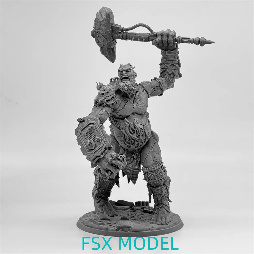 Corrupted Fantasy Warrior, Resin Model Figure Kit, Fantasy Theme, Unassembled and Unpainted