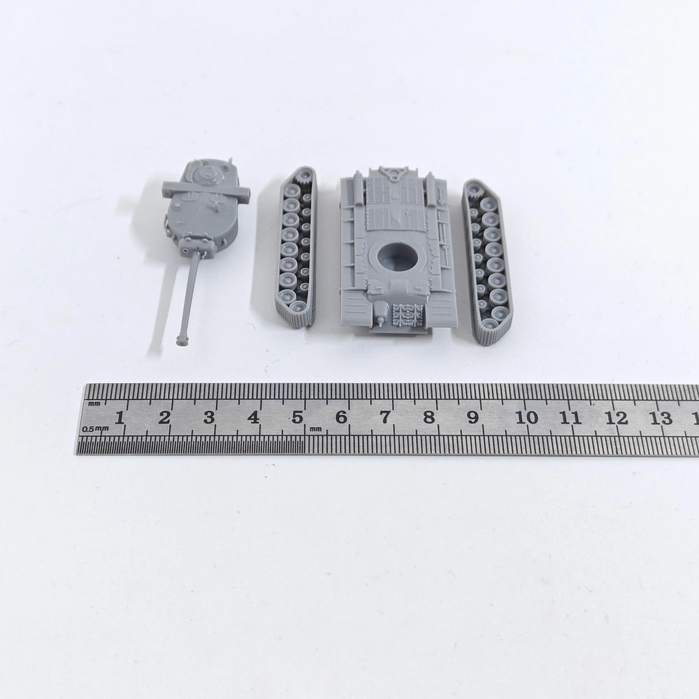 1/144 WWII T29 Heavy Tank, Resin Model Vehicle Kit, Unassembled and Unpainted