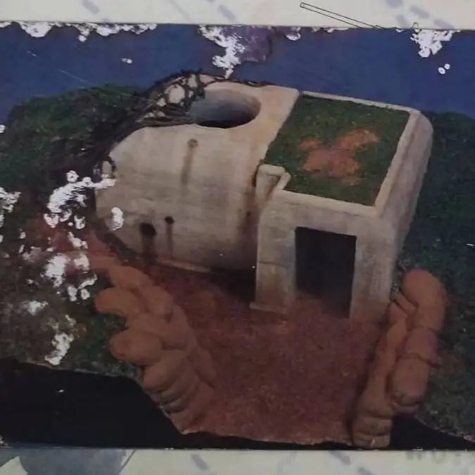 1/35 WWII Bunker, Resin Model Diorama Kit, Unassembled and Unpainted