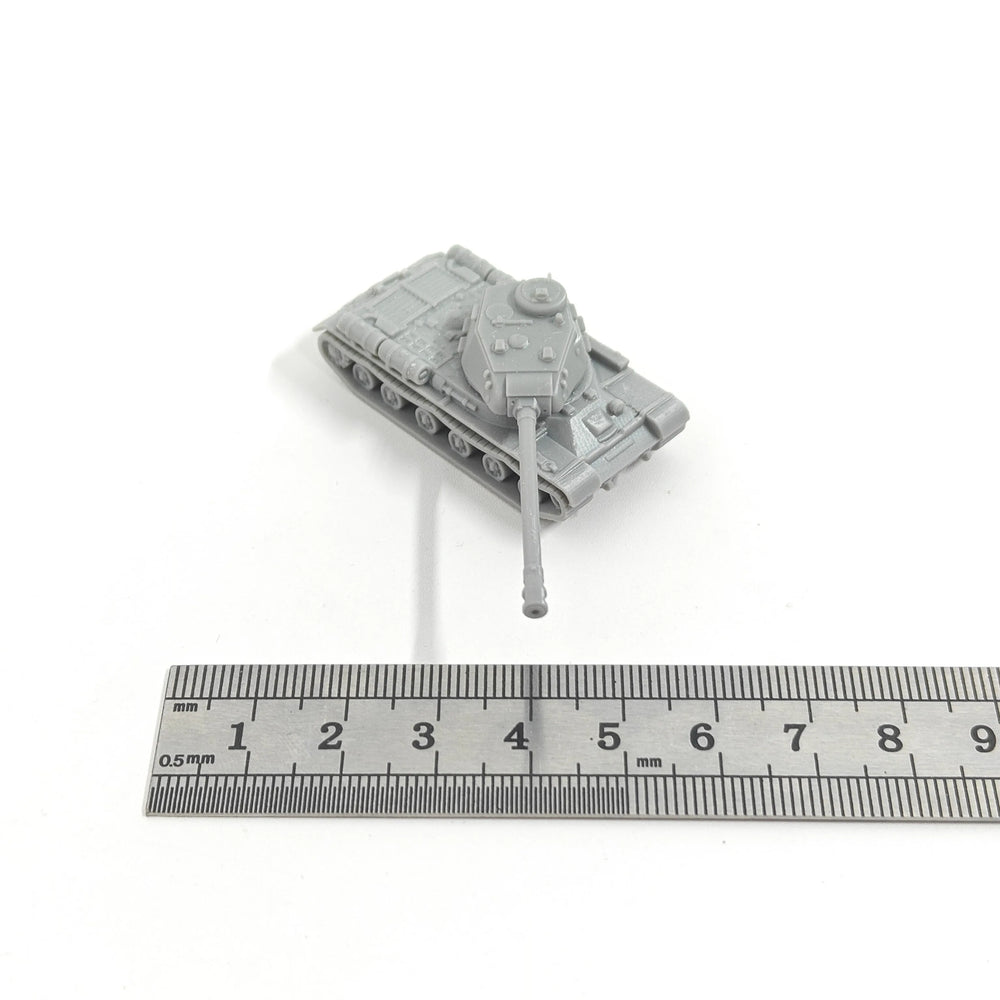 1/144 WWII Soviet IS-2 Heavy Tank, Resin Model Vehicle Kit, Unassembled and Unpainted