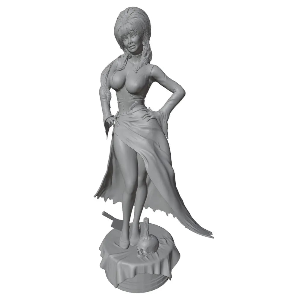 250mm Female Figurines, Resin Model Figure Kit, Fantasy Theme, Unassembled and Unpainted