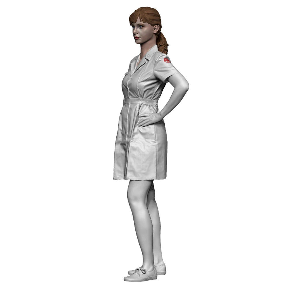 1/35 Vietnam War Nurse, Resin Model Figure Kit, Unassembled and Unpainted