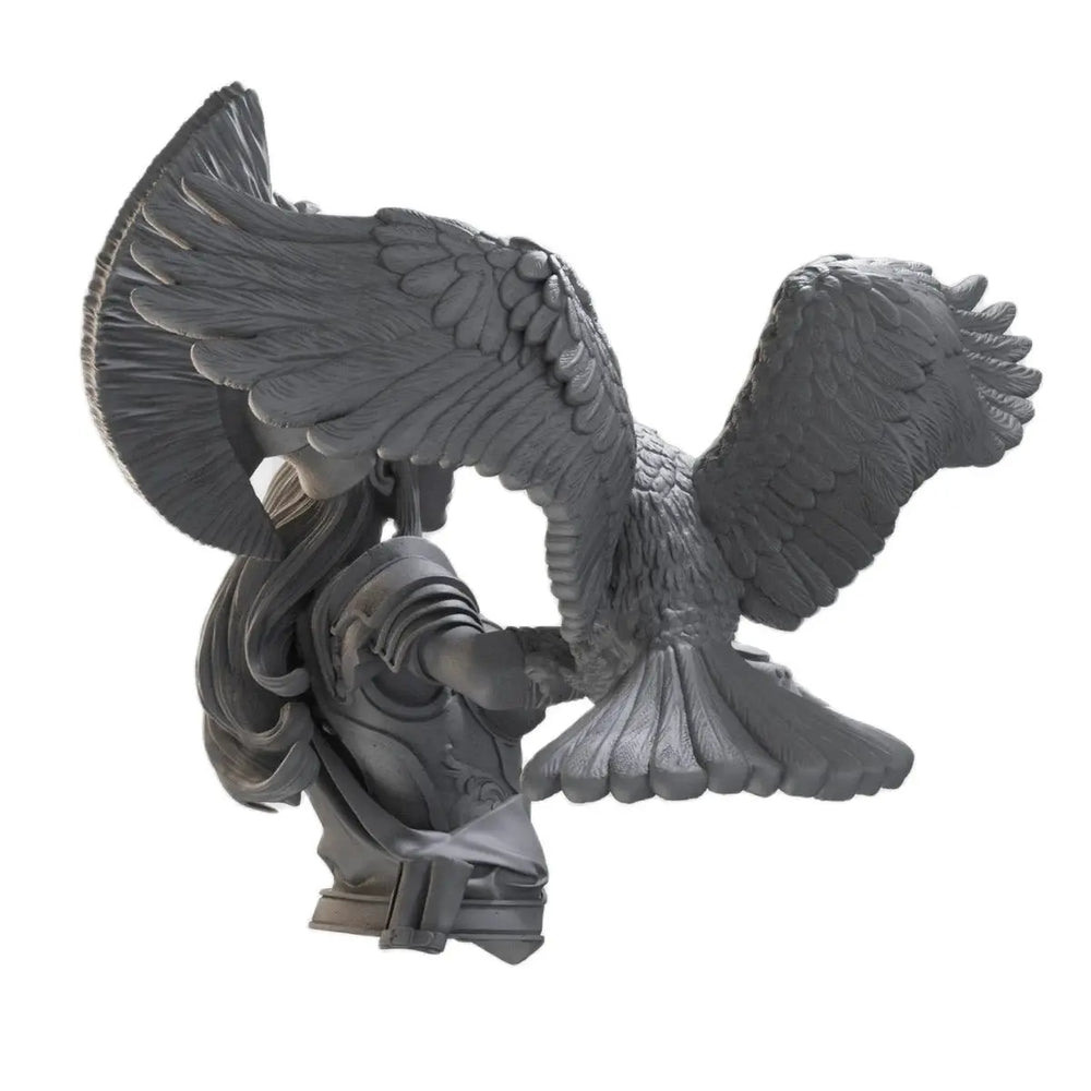 1/10 Eagle Warrior, 3 Figures, Resin Model Bust Kit, Fantasy Theme, Unassembled and Unpainted