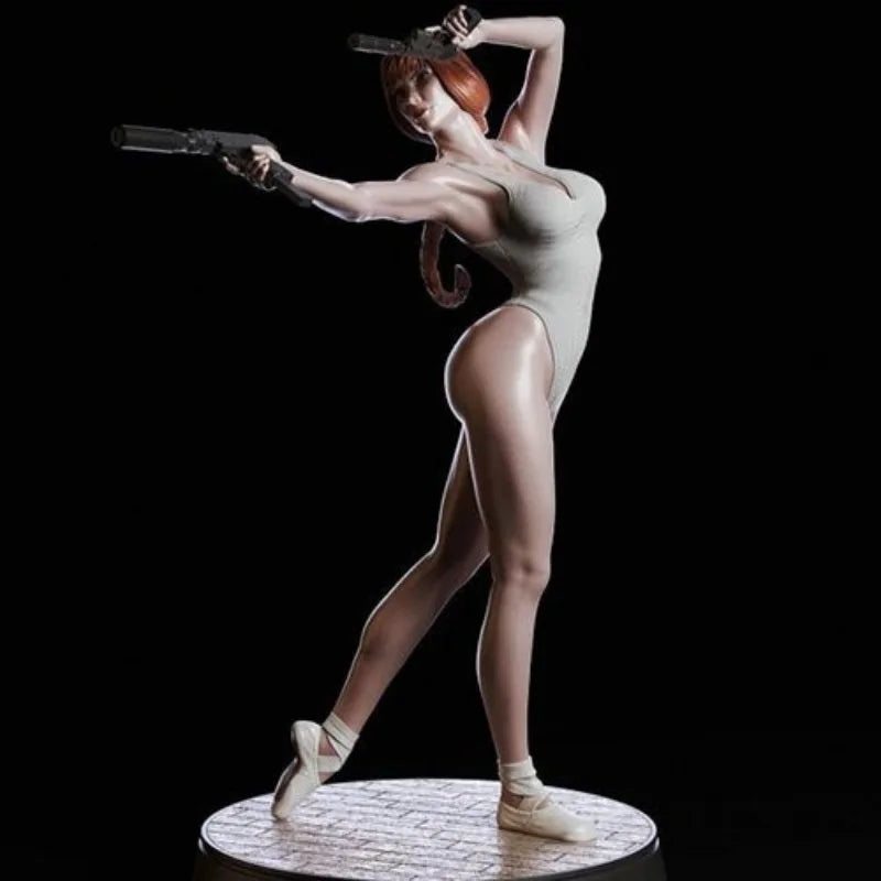 1/24 Modern Female Gunner, Resin Model Figure Kit, Unassembled and Unpainted