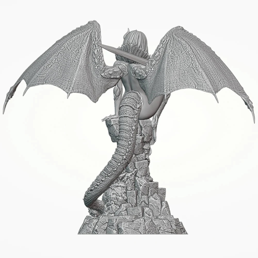 1/24 Belle Diablos Demon, Resin Model Figure Kit, Fantasy Theme, Unassembled and Unpainted