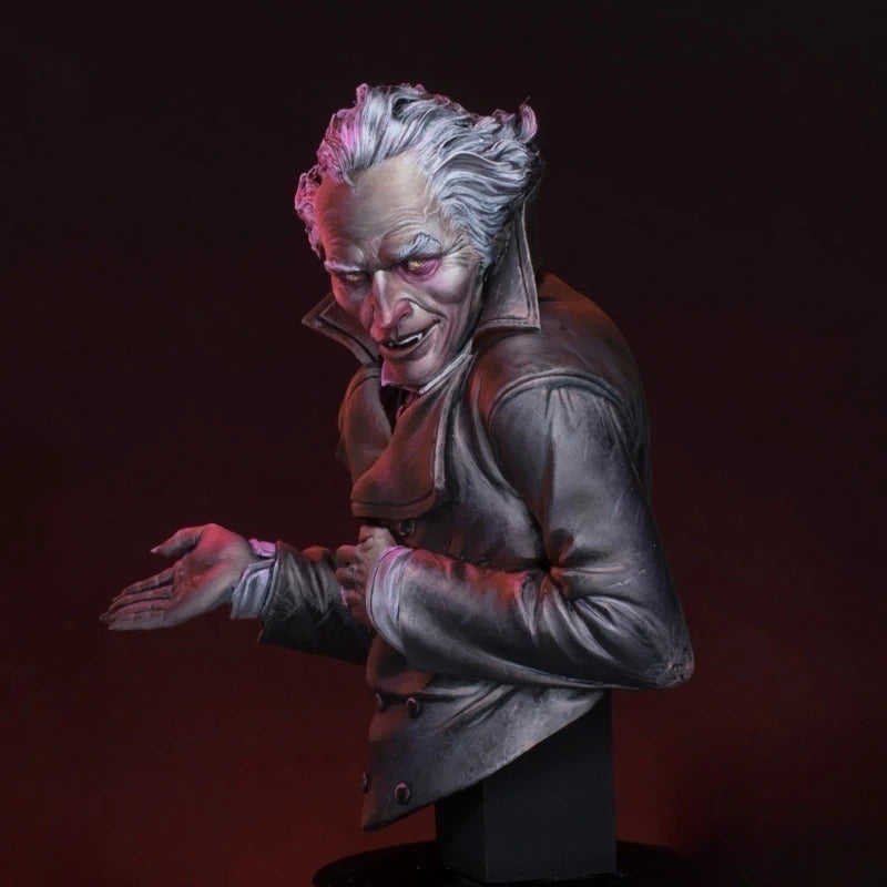 1/12 Aged Male Character, Resin Model Bust Kit, Fantasy Theme, Unassembled and Unpainted
