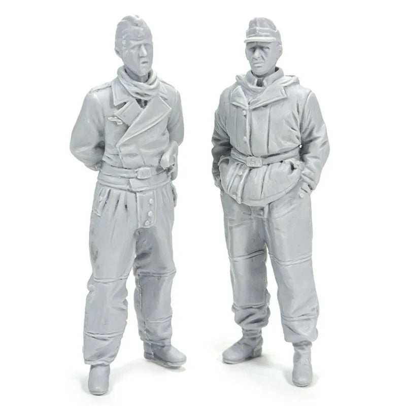 1/35 WWII Infantry Combat Squad, 6 Figures, Resin Model Figure Kit, Unassembled and Unpainted