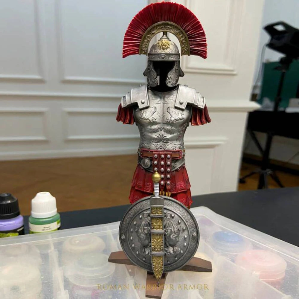 210mm Ancient Roman Warrior, Resin Model Bust Kit, Unassembled and Unpainted