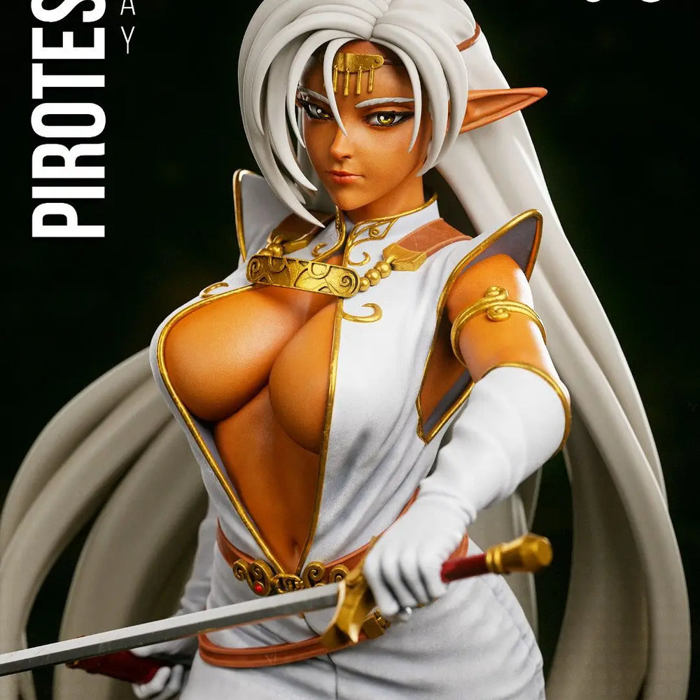 Elven Warrior, Resin Model Figure Kit, Fantasy Theme, Unassembled and Unpainted