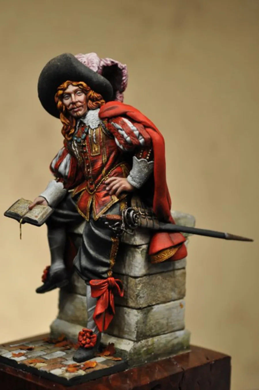 1/24 Medieval Fantasy Swordsman, Resin Model Figure Kit, Unassembled and Unpainted