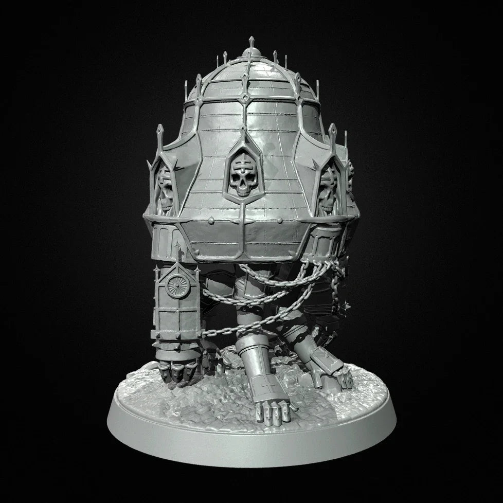 50mm Dark Fantasy Death Knight, Resin Model Bust Kit, Fantasy Theme, Unassembled and Unpainted