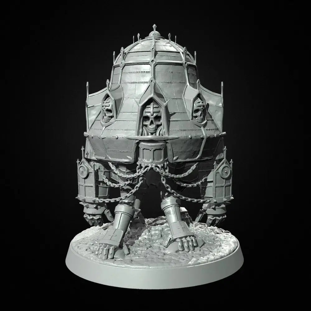 60mm Gothic Armored Warrior, Resin Model Figure Kit, Fantasy Theme, Unassembled and Unpainted
