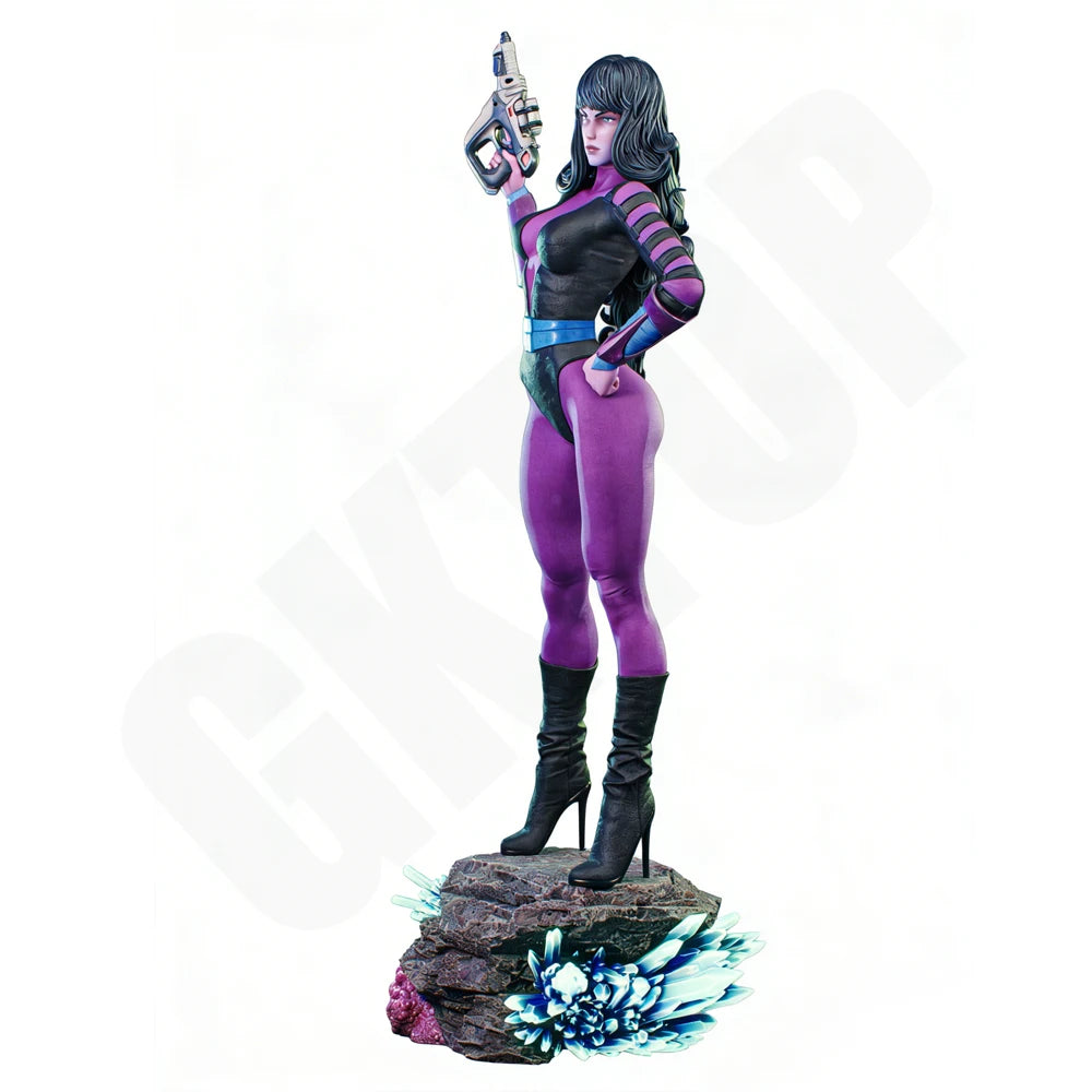 1/24 Female Assassin, Resin Model Figure Kit, Sci-Fi Theme, Unassembled and Unpainted