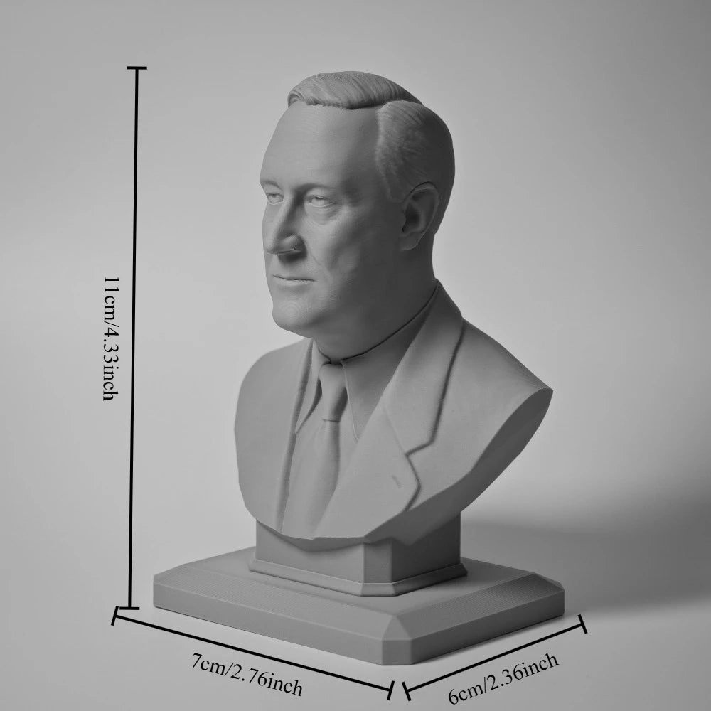 110mm Modern Theodore Roosevelt, Resin Model Bust Kit, Unassembled and Unpainted