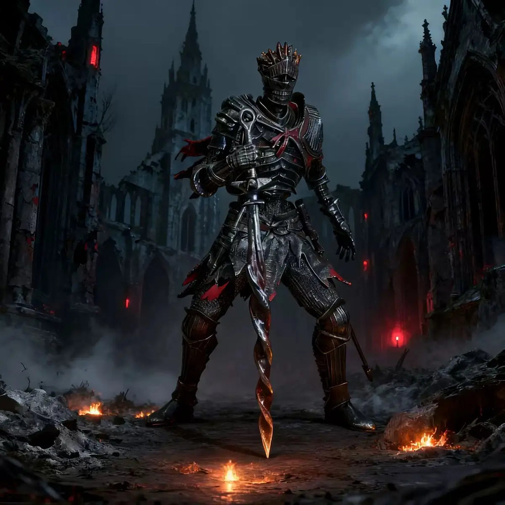 Undead Lords, 3 Figures, Resin Model Figure Kit, Fantasy Theme, Unassembled and Unpainted