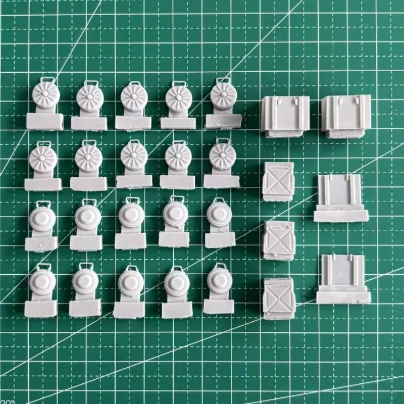 1/35 WWII German Antitank Mines, Resin Model Terrain Kit, Unpainted